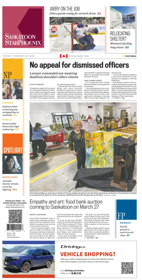 Cover of Saskatoon StarPhoenix