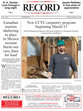 Cover of Sherbrooke Record