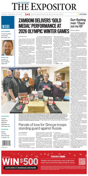 Cover of The Expositor (Brantford)