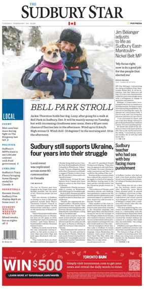 Cover of The Sudbury Star