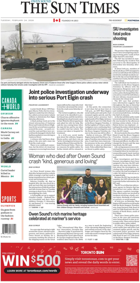 Cover of The Sun Times (Owen Sound)