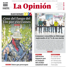 Cover of La Opinion