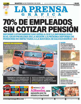 Cover of La Prensa Grafica