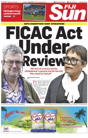 Cover of Fiji Sun