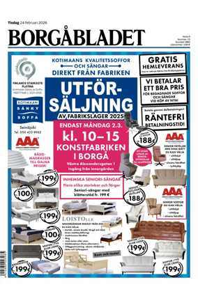 Cover of Borgabladet