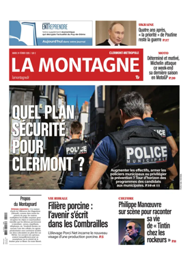 Cover of La Montagne (Clermont-Metropole)