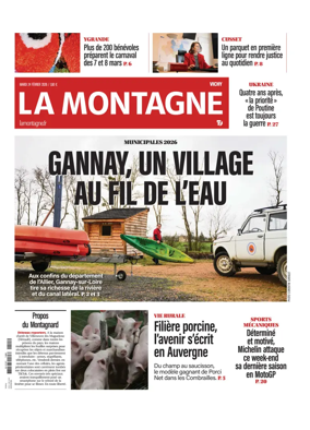 Cover of La Montagne (Vichy)