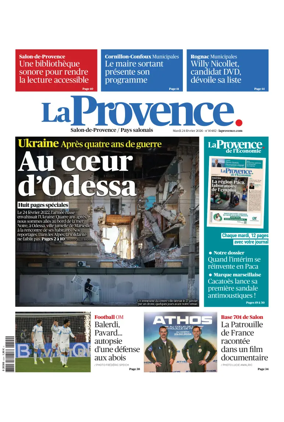 Cover of La Provence Salon-de-Provence / Pays salonais