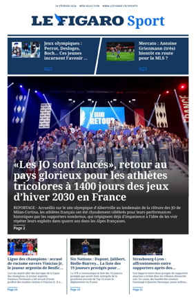 Cover of Le Figaro Sport