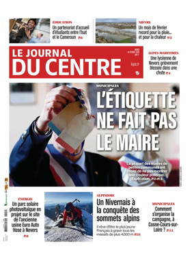Cover of Le Journal du Centre