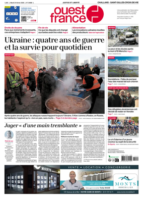 Cover of Ouest France (Challans / Saint-Gilles-Croix-de-Vie)