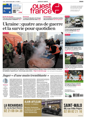 Cover of Ouest France (Dinan)