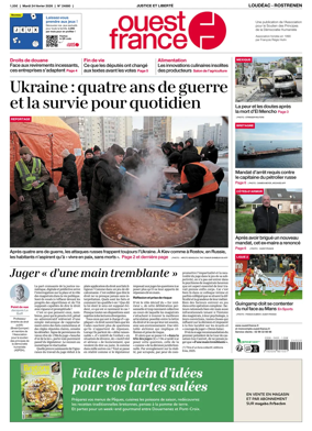 Cover of Ouest France (Loudeac / Rostrenen)