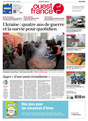 Cover of Ouest France (Mayenne)