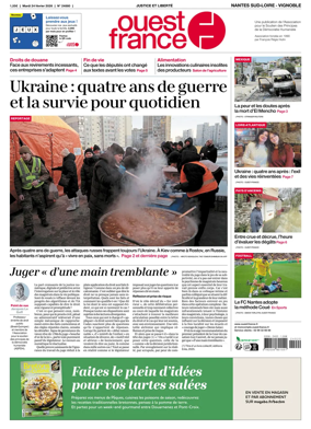 Cover of Ouest France (Nantes / Sud-Loire / Vignoble)