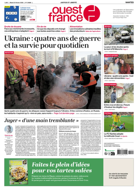 Cover of Ouest France (Nantes)