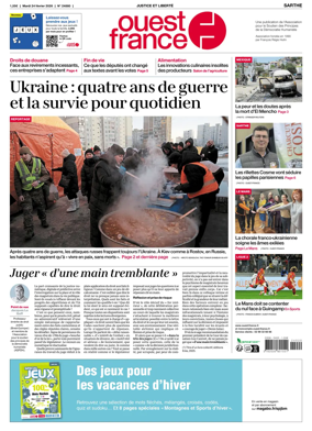 Cover of Ouest France (Sarthe)