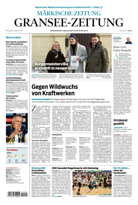 Cover of Gransee-Zeitung