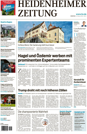 Cover of Heidenheimer Zeitung
