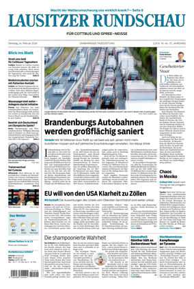 Cover of Lausitzer Rundschau