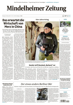 Cover of Mindelheimer Zeitung