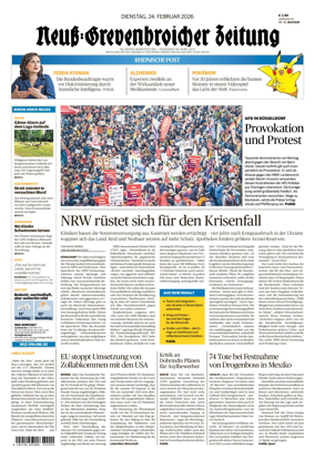 Cover of Neuss-Grevenbroicher Zeitung Neuss