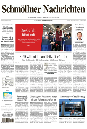 Cover of Ostthuringer Zeitung (Schmolln)