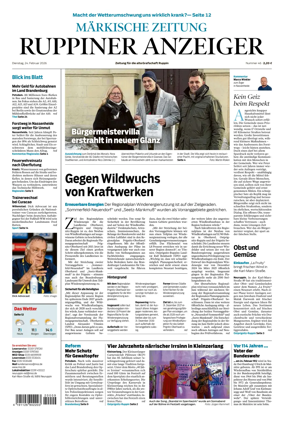 Cover of Ruppiner Anzeiger