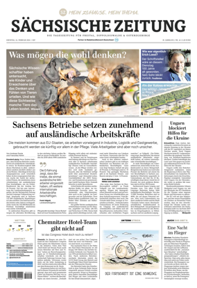 Cover of Sachsische Zeitung (Freital Dippoldiswalde & Osterzgebirge)