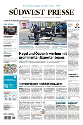 Cover of Sudwest Presse