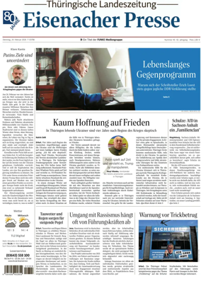 Cover of Thuringische Landeszeitung (Eisenach)
