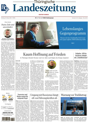 Cover of Thuringische Landeszeitung (Unstrut-Hainich-Kreis)