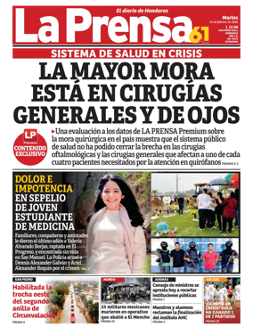 Cover of Diario La Prensa