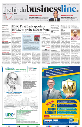 Cover of BusinessLine (Chennai)
