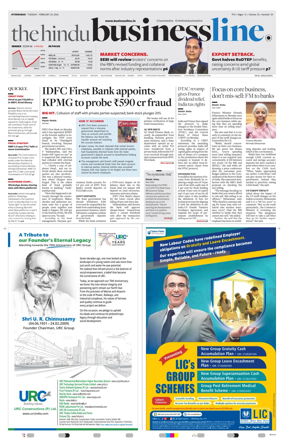 Cover of BusinessLine (Hyderabad)
