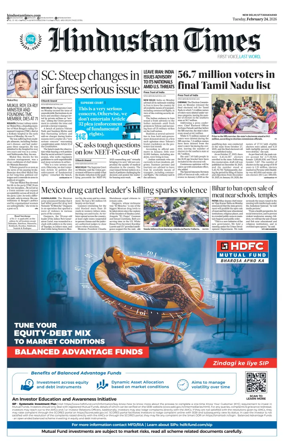 Cover of Hindustan Times Uttarakhand