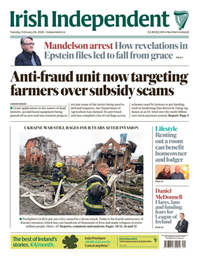 Cover of Irish Independent