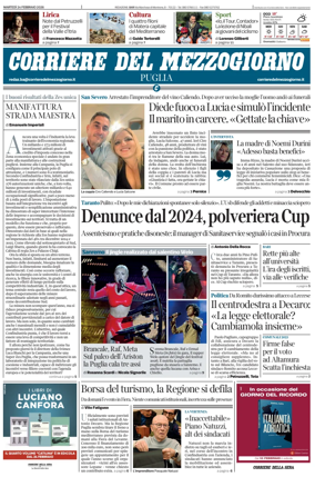 Cover of Corriere del Mezzogiorno (Puglia)