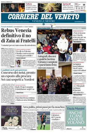 Cover of Corriere del Veneto (Venezia e Mestre)