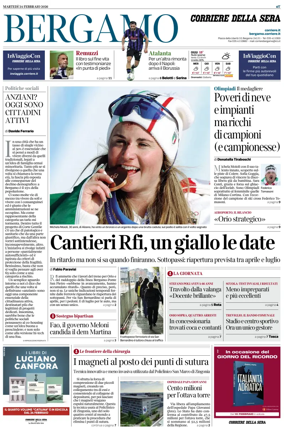 Cover of Corriere della Sera (Bergamo)