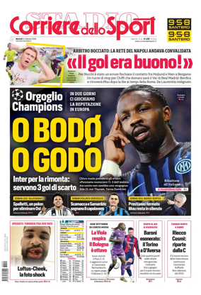 Cover of Corriere dello Sport (Nazionale)