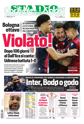Cover of Corriere dello Sport Stadio (Bologna)