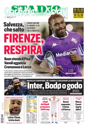 Cover of Corriere dello Sport Stadio (Firenze)
