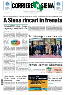 Cover of Corriere di Siena