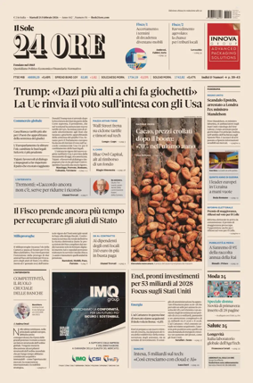 Cover of Il Sole 24 Ore