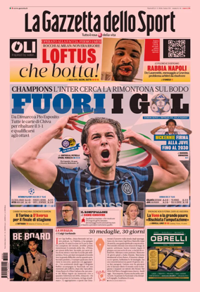 Cover of La Gazzetta dello Sport - Napoli