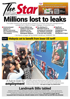 Cover of The Star Malaysia