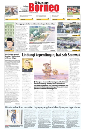 Cover of Utusan Borneo (Sarawak)