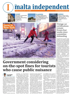 Cover of Malta Independent