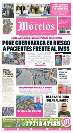 Cover of Diario de Morelos